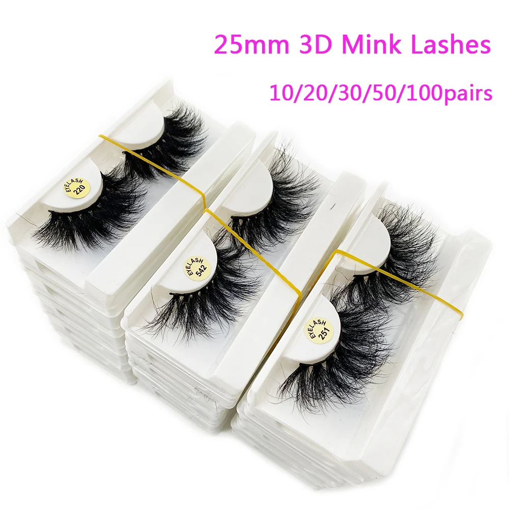 5D 25mm Mink Eyelashes Fluffy 10/20/30/50/100 Bulk Items Wholesale Lots Vendors Beauty Make Up Hand Made Soft Drama 3D Lashes
5D 25mm Mink Eyelashes Fluffy 10/20/30/50/100 Bulk Items Wholesale Lots Vendors Beauty Make Up Hand Made Soft Drama 3D Lashes