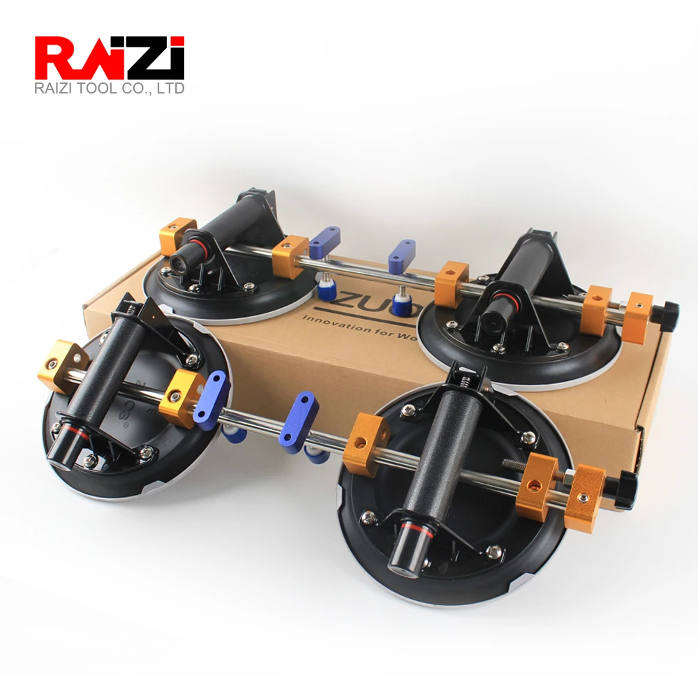 

Raizi 2 Pcs Stone Seam Setter with 8 inch vacuum Suction Cups for Seam Joining Leveling Granite Countertop Installation Tools