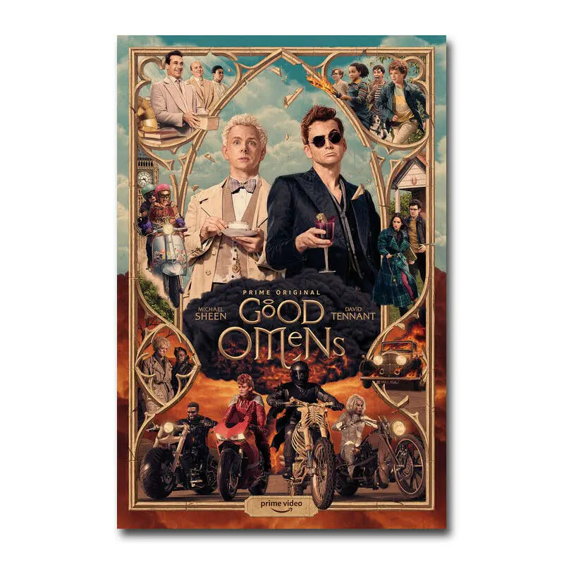 Good Omens Neil Gaiman Terry Pratchett TV Series Wall Sticker Home Decoration Silk Art Poster
Good Omens Neil Gaiman Terry Pratchett TV Series Wall Sticker Home Decoration Silk Art Poster