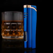 Mini Metal Windproof Jet Flame Torch Pocket Lighter Visible Gas Window Cigarette Cigar Lighter Smoking Accessorie Gadget for Men
Mini Metal Windproof Jet Flame Torch Pocket Lighter Visible Gas Window Cigarette Cigar Lighter Smoking Accessorie Gadget for Men