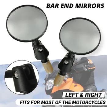 Pair 7/8Inch Universal Motorcycle Motorbike Handlebar Handle bar End Side Rear View Round Mirrors Black
Pair 7/8Inch Universal Motorcycle Motorbike Handlebar Handle bar End Side Rear View Round Mirrors Black