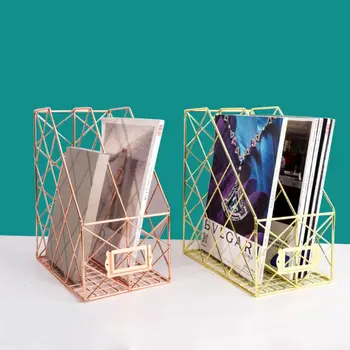 Nordic Wrought Iron Grid File Holder Simple Double Layer Desk Shelf Book Storage Magazine Book Storage Rack
Nordic Wrought Iron Grid File Holder Simple Double Layer Desk Shelf Book Storage Magazine Book Storage Rack