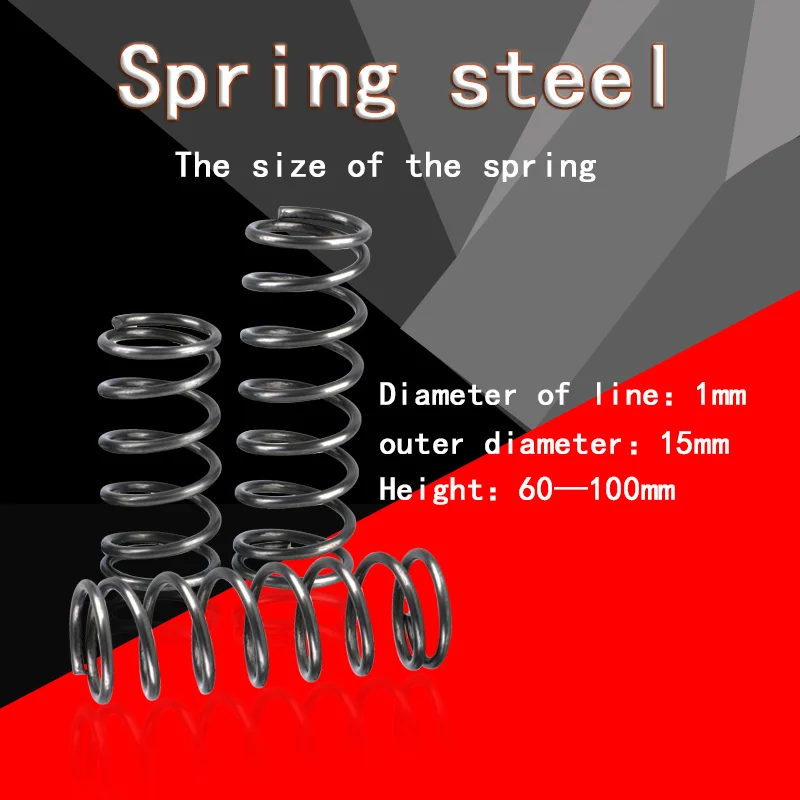 Pressure Spring Mechanical Wire Diameter 1.0mm/Outer Diameter 15mm Release Spring Compressed Spring Return Spring Factory Outlet
Pressure Spring Mechanical Wire Diameter 1.0mm/Outer Diameter 15mm Release Spring Compressed Spring Return Spring Factory Outlet