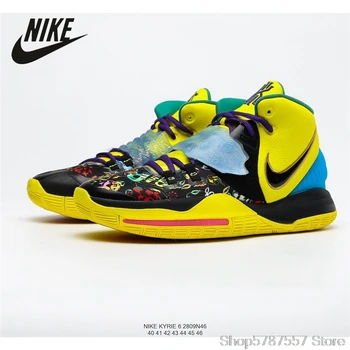 Original Nike Kyrie 6 Bruce Lee red black yellow tripartite joint sneakers basketball shoes size 40-45
Original Nike Kyrie 6 Bruce Lee red black yellow tripartite joint sneakers basketball shoes size 40-45