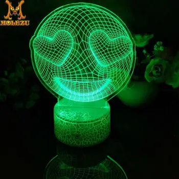 Molezu Halloween Expression B Pattern 3D Led Night Light Decoration Children Kids Gifts 7 Color Changing Visual Table Lamp
Molezu Halloween Expression B Pattern 3D Led Night Light Decoration Children Kids Gifts 7 Color Changing Visual Table Lamp