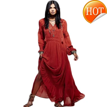 Wave of Summer Travel Ethical Wave Is Pure Color Fine Embroidery Is Loose and Long V Get Vacationing Dress
Wave of Summer Travel Ethical Wave Is Pure Color Fine Embroidery Is Loose and Long V Get Vacationing Dress