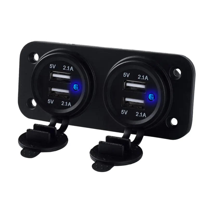 Car Charger Adapter Universal Waterproof 12V-24V DC 4 Usb Cigarette Lighter Socket For Car Boat Motorcycle
Car Charger Adapter Universal Waterproof 12V-24V DC 4 Usb Cigarette Lighter Socket For Car Boat Motorcycle