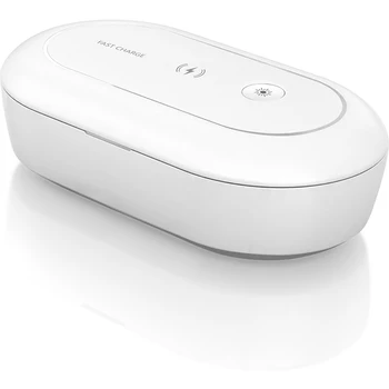 Wireless Charger Portable Mobile Phone Charger for iPhone 11 Samsung S20 Automatic Sterilization UV Sterilizer Disinfection Box
Wireless Charger Portable Mobile Phone Charger for iPhone 11 Samsung S20 Automatic Sterilization UV Sterilizer Disinfection Box