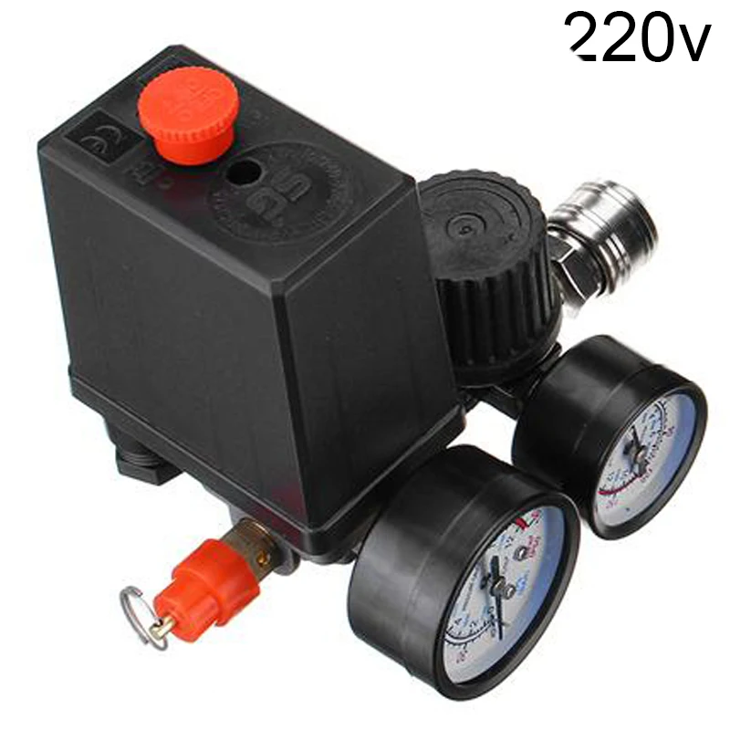 Regulator Duty Air Compressor Pump Pressure Switch Control Valve W Gauge Garden Working Pressure Range Accessories Overflow Port
Regulator Duty Air Compressor Pump Pressure Switch Control Valve W Gauge Garden Working Pressure Range Accessories Overflow Port