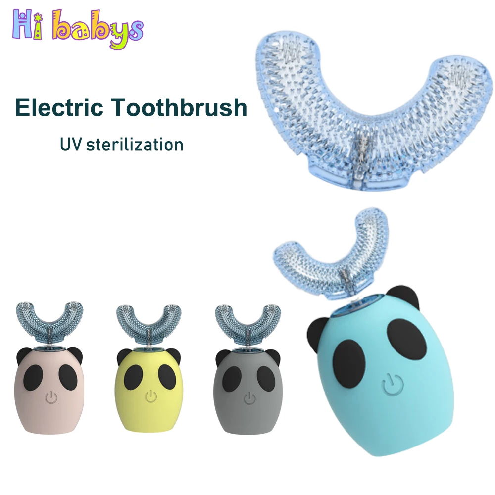 U-type Baby Toothbrush Children Electric Tooth Brush Food Grade Silicone 360 Degree Rechargeable Automatic Teeth Brush
U-type Baby Toothbrush Children Electric Tooth Brush Food Grade Silicone 360 Degree Rechargeable Automatic Teeth Brush