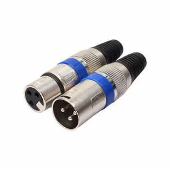 XLR 3-Pin Male Plug + Female Jack Microphone MIC Jack Plug Audio Cable Connector Socket for Microphone Speaker Mixer
XLR 3-Pin Male Plug + Female Jack Microphone MIC Jack Plug Audio Cable Connector Socket for Microphone Speaker Mixer