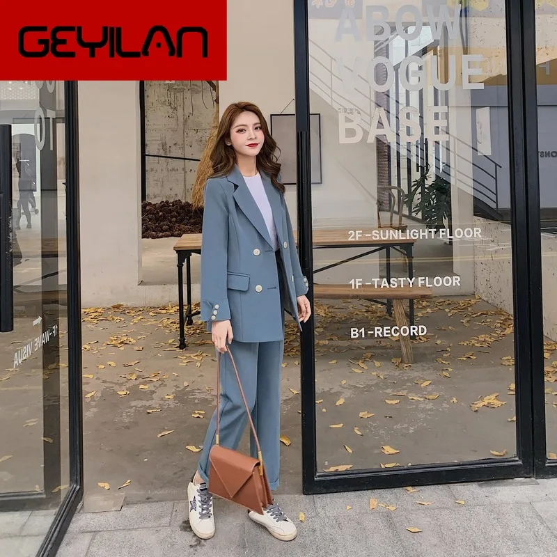 Set female 2019 autumn and winter new casual suit jacket two-piece temperament solid color self-cultivation slimming women's
Set female 2019 autumn and winter new casual suit jacket two-piece temperament solid color self-cultivation slimming women's