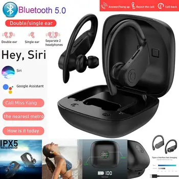 LED TWS True Wireless Earbuds Earphones Bluetooth 5.0 IPX5 Waterproof Headphones Automatic Matching Sports Stereo Headset
LED TWS True Wireless Earbuds Earphones Bluetooth 5.0 IPX5 Waterproof Headphones Automatic Matching Sports Stereo Headset