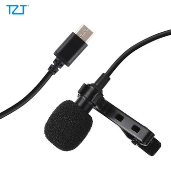 TZT Clip On Lapel Microphone Clip 1.5M Wire with 3.5mm/Type C/8-Pin Connector For Livestream Recording PU424
TZT Clip On Lapel Microphone Clip 1.5M Wire with 3.5mm/Type C/8-Pin Connector For Livestream Recording PU424
