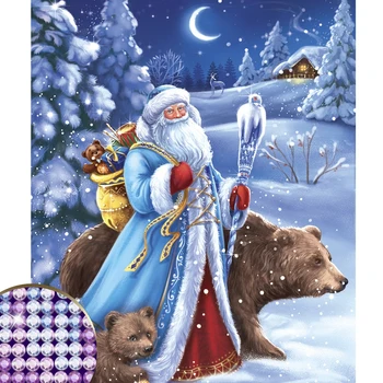 Diamond embroidery with partial filling "Santa Claus", 30 x 40 cm, canvas, capacity. Set for creativity
Diamond embroidery with partial filling "Santa Claus", 30 x 40 cm, canvas, capacity. Set for creativity