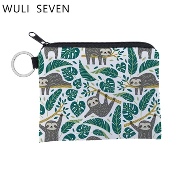 WULI SEVEN 3D Printing Sloth Coin Purse Waterproof Purse Card Key Pouch Small Zipper Card Holder Mini Square Wallet
WULI SEVEN 3D Printing Sloth Coin Purse Waterproof Purse Card Key Pouch Small Zipper Card Holder Mini Square Wallet
