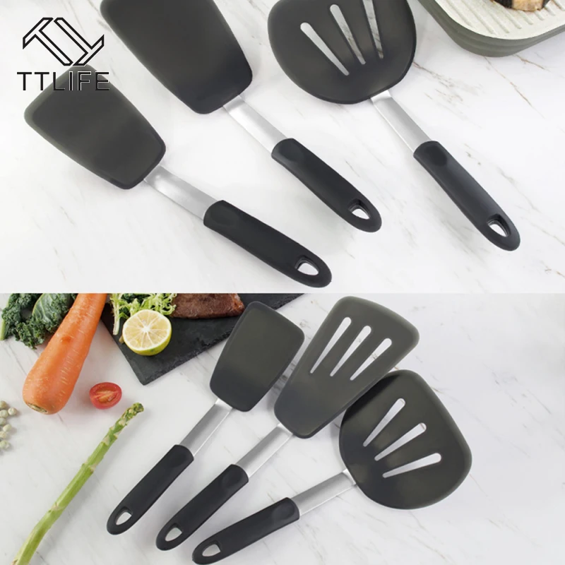 New 3PCS Silicone Cooking Utensils Set Non-stick Spatula Shovel Handle Cooking Tools Set with Storage Box Kitchen Accessories
New 3PCS Silicone Cooking Utensils Set Non-stick Spatula Shovel Handle Cooking Tools Set with Storage Box Kitchen Accessories