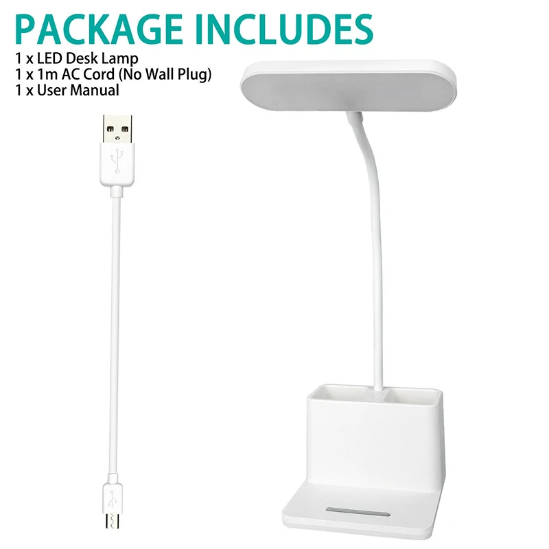 1200mAh Dimmable LED Desk Lamp USB Rechargeable Touch Bedside Reading Light Children Eye Protection Learning Lights
1200mAh Dimmable LED Desk Lamp USB Rechargeable Touch Bedside Reading Light Children Eye Protection Learning Lights