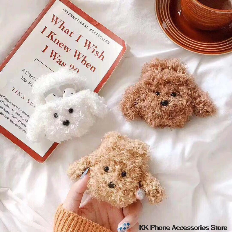 Cute Cartoon Teddy Dog Case For Airpods 2 Bunny Animal Hair Furry Wireless Bluetooth Earphone Case For Apple Air Pods Plush Case
Cute Cartoon Teddy Dog Case For Airpods 2 Bunny Animal Hair Furry Wireless Bluetooth Earphone Case For Apple Air Pods Plush Case