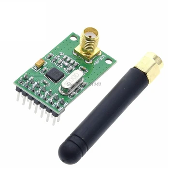 NRF905 Wireless Transceiver Module Wireless Transmitter Receiver Board NF905SE With Antenna FSK GMSK Low Power 433 868 915 MHz
NRF905 Wireless Transceiver Module Wireless Transmitter Receiver Board NF905SE With Antenna FSK GMSK Low Power 433 868 915 MHz