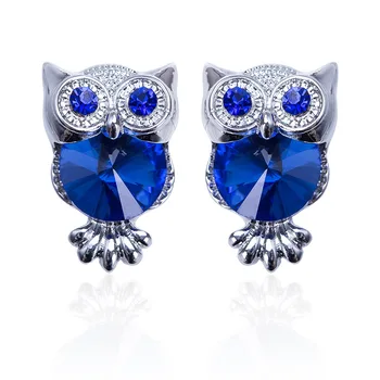 Fashion new owl earrings women Europe and the United States popular zinc alloy colorful zircon animal modeling jewelry 2019 hot 
Fashion new owl earrings women Europe and the United States popular zinc alloy colorful zircon animal modeling jewelry 2019 hot