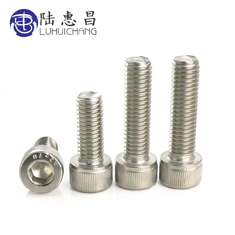 LUHUICHANG Hexagon Hex Socket Head Cap Screw M1.6 M2 M2.5 M3 M4 M5 M6 Stainless Steel Allen Bolt DIN912 Hex Screw with Key
LUHUICHANG Hexagon Hex Socket Head Cap Screw M1.6 M2 M2.5 M3 M4 M5 M6 Stainless Steel Allen Bolt DIN912 Hex Screw with Key