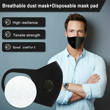 Black Mouth Mask Anti Dust Mask Activated Carbon Filter Windproof Mouth-muffle Proof Flu Face Masks Care Unisex
Black Mouth Mask Anti Dust Mask Activated Carbon Filter Windproof Mouth-muffle Proof Flu Face Masks Care Unisex