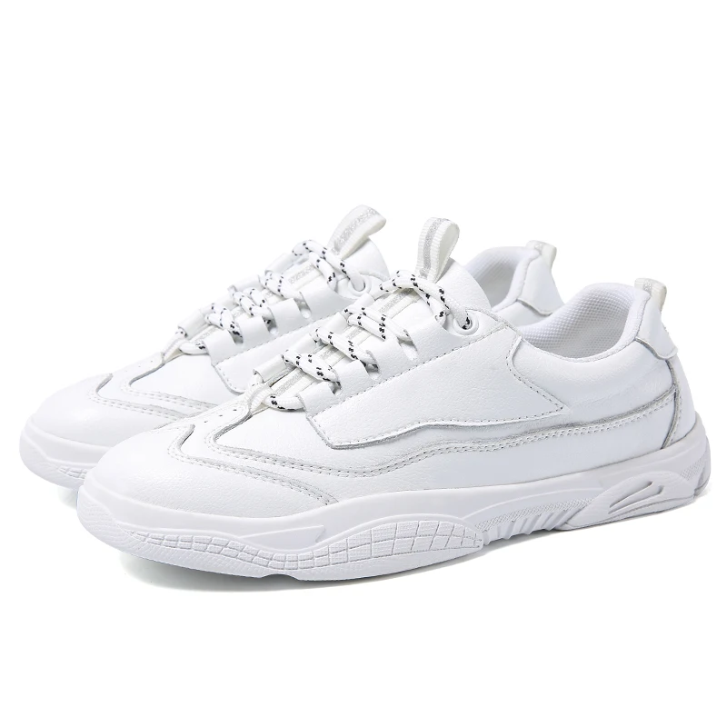white women genuine leather vulcanized shoes fashion korean trend ladies skate casual flats designer female dress moccasins girl (6)