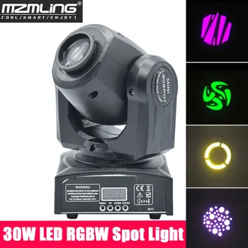 30W LED RGBW Spot Light DMX512 Moving Head Light Professional DJ /Bar /Party /Show /Stage Light LED Stage Machine
30W LED RGBW Spot Light DMX512 Moving Head Light Professional DJ /Bar /Party /Show /Stage Light LED Stage Machine
