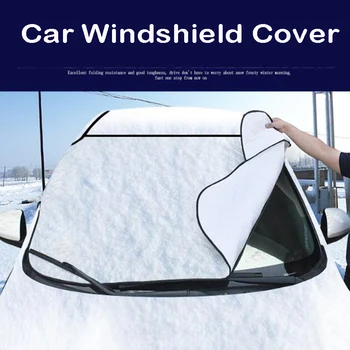 148*118CM UV Sun Shade Cover Snow Dust Protector For Winter Car Windshield Snow Cover Against Rain Frost Ice Car Accessories
148*118CM UV Sun Shade Cover Snow Dust Protector For Winter Car Windshield Snow Cover Against Rain Frost Ice Car Accessories