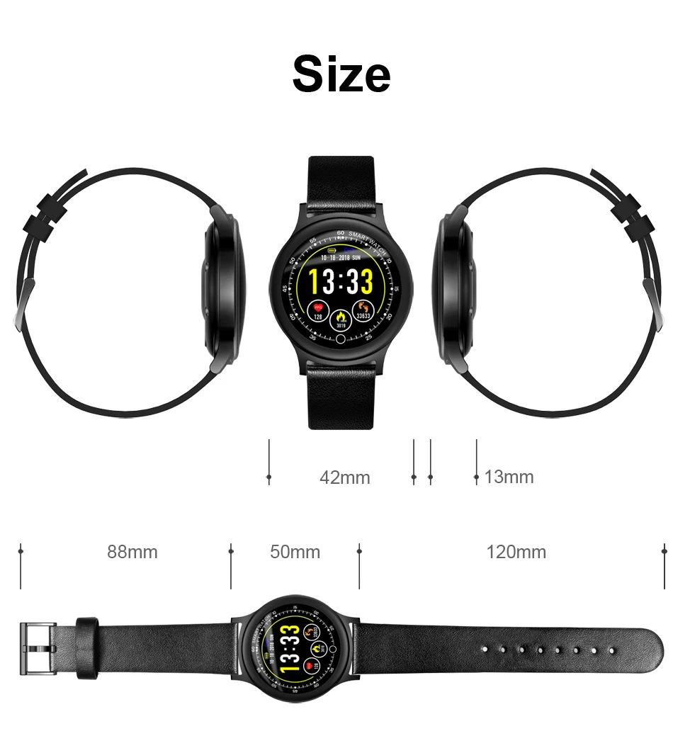 Q28 Smart Watch IP67 Waterproof Wearable Device Bluetooth Pedometer Heart Rate Monitor Men Fashion SmartWatch For AndroidIOS (15)