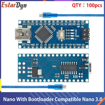 Promotion For arduino Nano 3.0 Atmega328 Controller Compatible Board Nano Module PCB Development Board without USB V3.0 100pcs
Promotion For arduino Nano 3.0 Atmega328 Controller Compatible Board Nano Module PCB Development Board without USB V3.0 100pcs