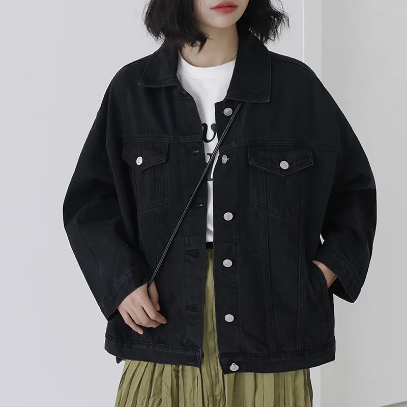 Russia Free shipping European and American Autumn Best Selling Bf Wind Pure Colour Loose Short Flipped Collar Denim Jacket women
Russia Free shipping European and American Autumn Best Selling Bf Wind Pure Colour Loose Short Flipped Collar Denim Jacket women