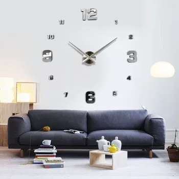 Living Room Clock Creative Clock Simple Nordic Wall Clock Large DIY Wall Sticker Clock 3D Clock Sticker
Living Room Clock Creative Clock Simple Nordic Wall Clock Large DIY Wall Sticker Clock 3D Clock Sticker