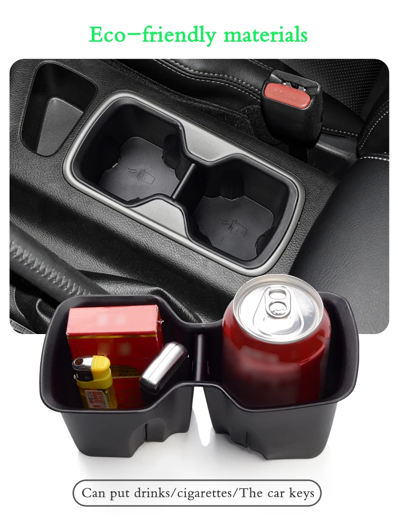 Shop Generic SMABEE Water Cup Holder Storage Box For Nissan Navara