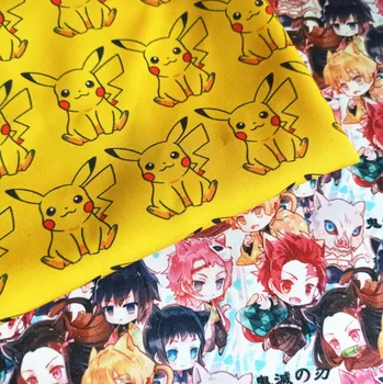 145cm Width Cartoon Pikachu Yellow Polyester Canvas Fabric for Boy Hometextile Backpacks Slipcover Cushion Cover DIY Sewing 
145cm Width Cartoon Pikachu Yellow Polyester Canvas Fabric for Boy Hometextile Backpacks Slipcover Cushion Cover DIY Sewing