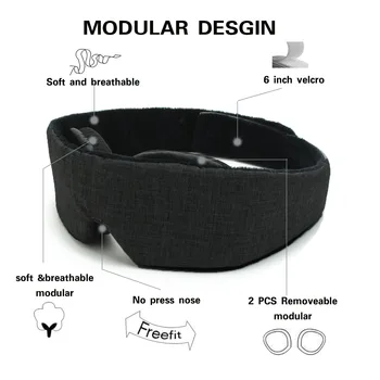 Modular Adjustable 3D Sleep Eye Mask Breathable Eyeshade Cover Shade Eye Patch Travel Rest Blindfold Blinders Sleepmasker
Modular Adjustable 3D Sleep Eye Mask Breathable Eyeshade Cover Shade Eye Patch Travel Rest Blindfold Blinders Sleepmasker