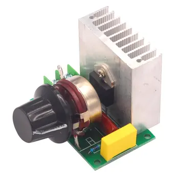 AC220V 2000W Electronic Imported Thyristor High Power Dimmer Regulator Speed Control Temperature Regulation Voltage Regulators
AC220V 2000W Electronic Imported Thyristor High Power Dimmer Regulator Speed Control Temperature Regulation Voltage Regulators