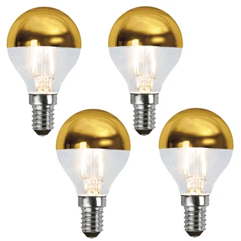4pcs 4w Golden G45 4w LED Filament Bulbs Mirror Half Chrome Globe E14 220V glass For bedroom Vintage Decorative
4pcs 4w Golden G45 4w LED Filament Bulbs Mirror Half Chrome Globe E14 220V glass For bedroom Vintage Decorative