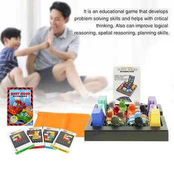 Desktop Children Gift Logic Games Traffic Jam Toy Replacement Pieces Car Run Early Educational Creativity With Storage Bag
Desktop Children Gift Logic Games Traffic Jam Toy Replacement Pieces Car Run Early Educational Creativity With Storage Bag