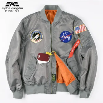 Pilot Jacket Men's Space Agency MA1 Men's Spring and Autumn Thin Jacket Baseball Uniform Coat
Pilot Jacket Men's Space Agency MA1 Men's Spring and Autumn Thin Jacket Baseball Uniform Coat