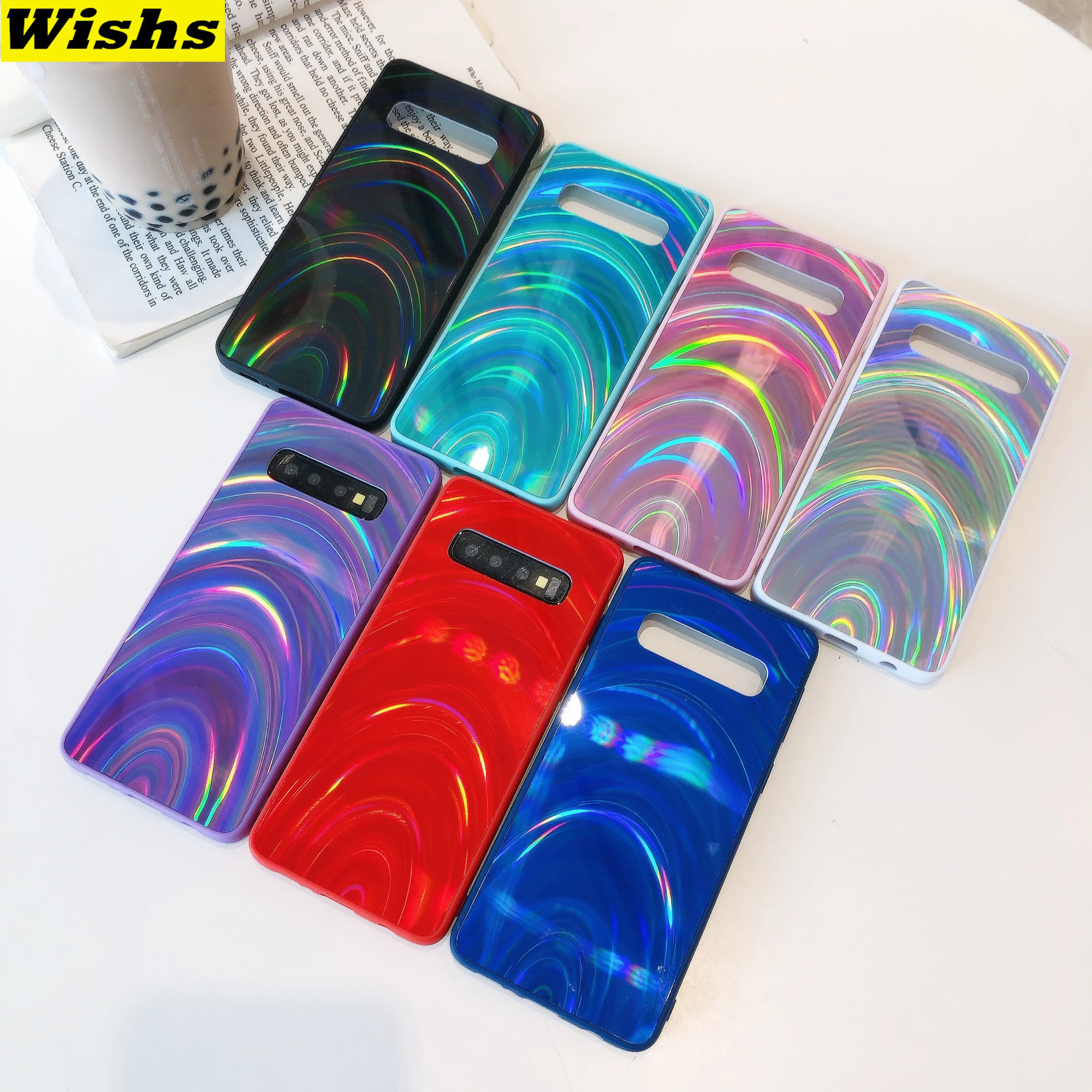 Rainbow Gradient Laser Mirror Case For Samsung Galaxy Note10 9 S10 S9 S8 Plus S7Edge Case For Samsung A50 A30 A30s A71 A50s A51
Rainbow Gradient Laser Mirror Case For Samsung Galaxy Note10 9 S10 S9 S8 Plus S7Edge Case For Samsung A50 A30 A30s A71 A50s A51