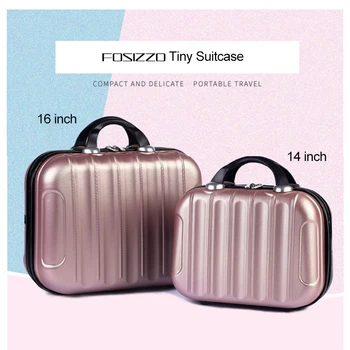 FOSIZZO 16 Tiny Suitcase Mini Hard Shell Cosmetic Case Luggage Small Travel Portable Carrying Case Suitcase For Makeup FS5128-L
FOSIZZO 16 Tiny Suitcase Mini Hard Shell Cosmetic Case Luggage Small Travel Portable Carrying Case Suitcase For Makeup FS5128-L