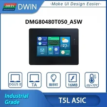 DWIN 5Inch Industrial For Arduino Touch Screen IPS Panel with Control Board HMI Intelligent UART TFT LCD Display Module 800*480
DWIN 5Inch Industrial For Arduino Touch Screen IPS Panel with Control Board HMI Intelligent UART TFT LCD Display Module 800*480