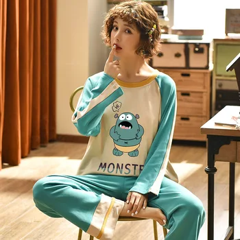 Set Leisure wear Women Pyjamas Women Sleepwear Night suit Home Wear Women Summer Cartoon Cotton Nightwear 2020 Pajamas
Set Leisure wear Women Pyjamas Women Sleepwear Night suit Home Wear Women Summer Cartoon Cotton Nightwear 2020 Pajamas