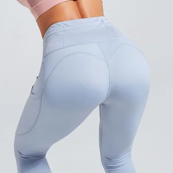 Sport Pants Sexy Yoga Leggings With Pockets Women Solid Color Gym Leggings High Waist Push Up Fitness Leggings New Nylon Leggins 
Sport Pants Sexy Yoga Leggings With Pockets Women Solid Color Gym Leggings High Waist Push Up Fitness Leggings New Nylon Leggins
