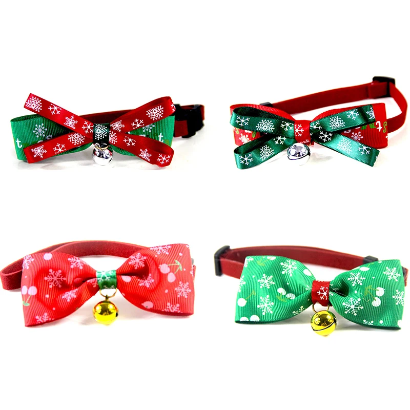 Christmas Dog Collars Harness Personalized Colorful Dogs Cats Bows Handmade Snowflake Bell Pet Collares Para Perros Accessories
Christmas Dog Collars Harness Personalized Colorful Dogs Cats Bows Handmade Snowflake Bell Pet Collares Para Perros Accessories