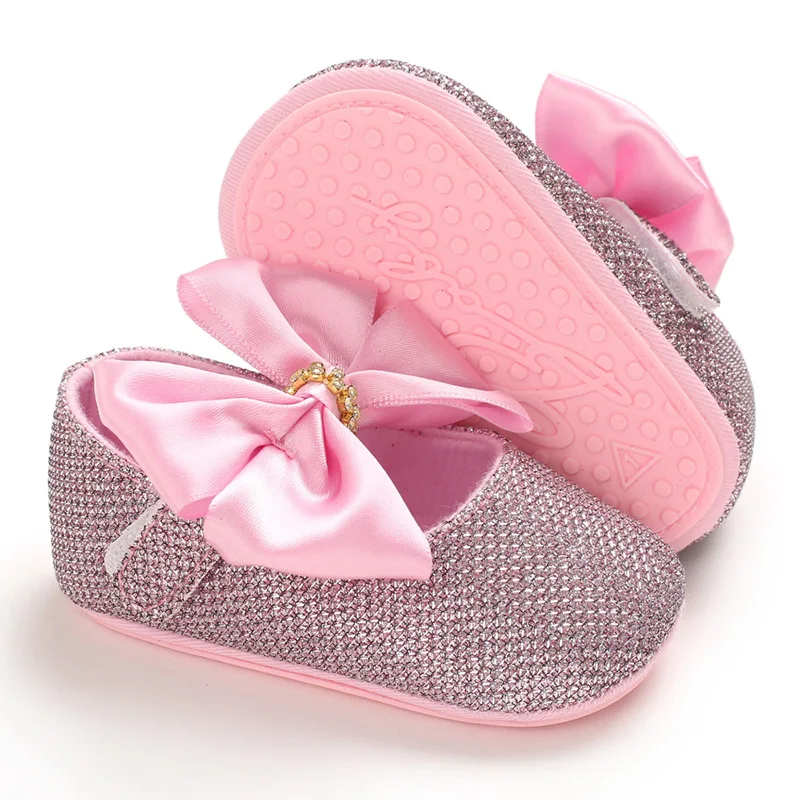 Baby Shoes Girls Flower Bling Bow Toddler Newborn Shoes Princess Girls Soft Soled Non-slip Children Footwear Crib Shoes
Baby Shoes Girls Flower Bling Bow Toddler Newborn Shoes Princess Girls Soft Soled Non-slip Children Footwear Crib Shoes