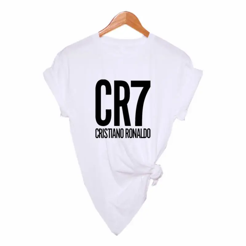2019 New Harajuku Cristiano Ronaldo CR7 Printed Women T-shirts Casual Tee Tops Summer Short Sleeve Female T shirt Women Clothing
2019 New Harajuku Cristiano Ronaldo CR7 Printed Women T-shirts Casual Tee Tops Summer Short Sleeve Female T shirt Women Clothing