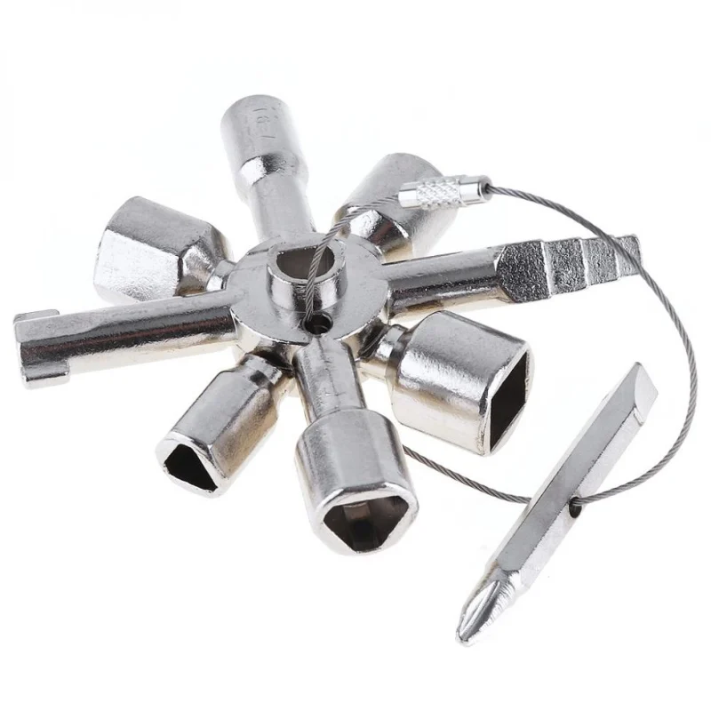 Newest 10in1 Universal Key Wrench Multifunction Electrician Plumber Cross Switch Wrench
Newest 10in1 Universal Key Wrench Multifunction Electrician Plumber Cross Switch Wrench